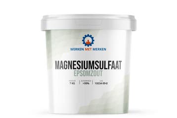 Wmm Chemie Magnesiumsulfaat 100 bitterzout 7 kg, Verzenden, Nieuw
