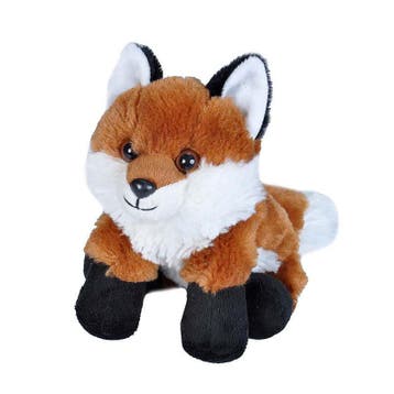 Wild Republic vos knuffel - pluche - 18 cm - rood, Verzenden, Nieuw