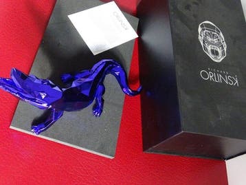 Richard Orlinski (1966) - Croco, purple, Antiek en Kunst