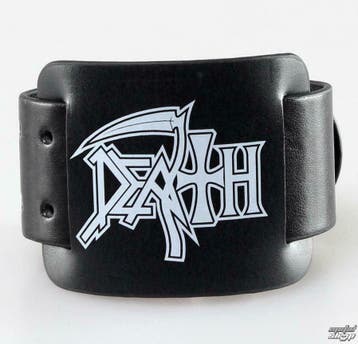 Death - Logo lederen Polsband officiële merchandise, Ophalen of Verzenden, Nieuw, Kleding