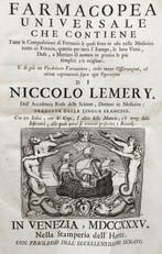 Lémery - Farmacopea Universale - 1735