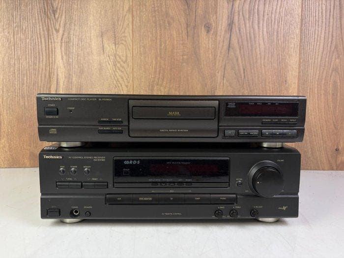 Technics - SA-EX140 Stereo Receiver + SL-PG380A CD Player, Audio, Tv en Foto, Radio's