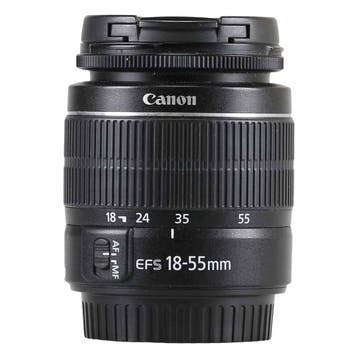 Canon EF-S 18-55mm f/3.5-5.6 III met garantie, Gebruikt, Canon, Ophalen of Verzenden, Standaardlens