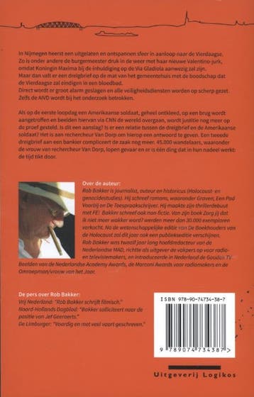 De dood wandelt mee / Vierdaagsethrillers / 8 9789074734387, Verzenden, Gelezen, Rob Bakker