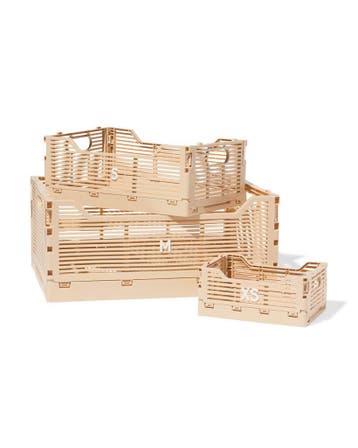 HEMA Klapkrat letterbord recycled beige, Verzenden, Nieuw