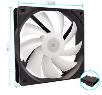 120mm PC Fan RGB – Stille Gaming Ventilator High Cooling, Verzenden, Nieuw