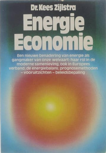 Energie-economie 9789010017819 Zijlstra, Verzenden, Gelezen, Zijlstra