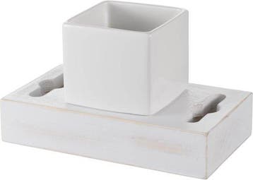 Haceka Foresc Whitewash Beker/tandenborstelhouder, Verzenden, Nieuw
