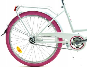 Dallas City Junior 24 | Roze/Wit | OP=OP, 24 inch, Nieuw, Ophalen of Verzenden, Handrem