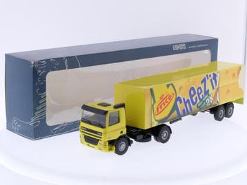 Schaal 1:50 Lion-toys No. 36 DAF CF 75 310 trekker met tr..., Ophalen of Verzenden, Gebruikt