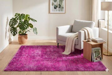Geen minimumprijs! Roze vintage - Vloerkleed - 200 cm - 115, Nieuw