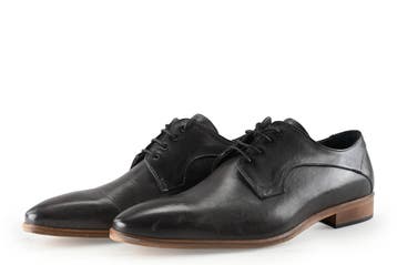 Manfield Veterschoenen in maat 41 Zwart, Kleding | Heren, Schoenen, Manfield, Verzenden, Zwart, Zo goed als nieuw