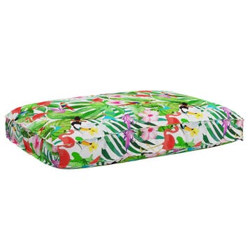 vidaXL Kussen Bloemen Multikleur 120 x 80 x 12 cm Oxford, Verzenden, Nieuw, Meerkleurig