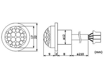 Mini Pir - Bewegings sensor - inbouw - 12 volt, Hobby en Vrije tijd, Ophalen of Verzenden, Nieuw