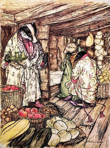 Arthur Rackham (Illustrator) / Kenneth Grahame - The Wind in