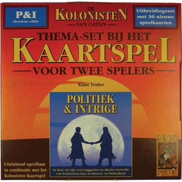 999 Games Kolonisten van Catan Kaartspel: Politiek & Intrige, Hobby en Vrije tijd, Gezelschapsspellen | Bordspellen, Verzenden