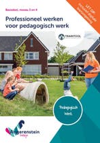 Professioneel werken voor pedagogisch werk nie 9789037262711, Boeken, Zo goed als nieuw