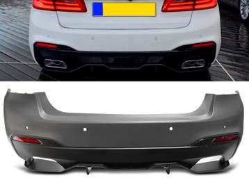 Carnamics Achterbumper | BMW 5-serie 17-20 4-d (G30) | MP-Lo, Verzenden, Nieuw