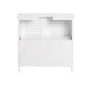 Wastafel Onderkast Badkamer – Compacte Opbergkast MDF, Verzenden, Nieuw