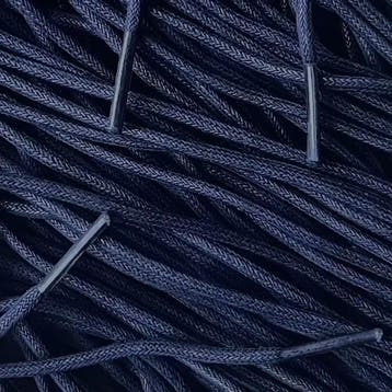 Ronde wax veters - Navy • 100 120 80  cm x 3 mm, Ophalen of Verzenden, Nieuw