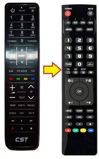 Coolstream TANK afstandsbediening, Audio, Tv en Foto, Afstandsbedieningen, Verzenden