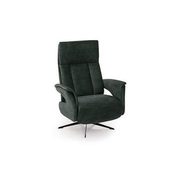 Relaxfauteuil Haarlo - relaxfauteuils - Groen, Nieuw, Stof