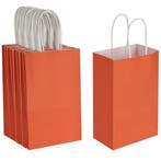 Fako Bijoux - 12 Oranje Papieren Uitdeeltasjes - 16x8x22cm -, Verzenden, Nieuw