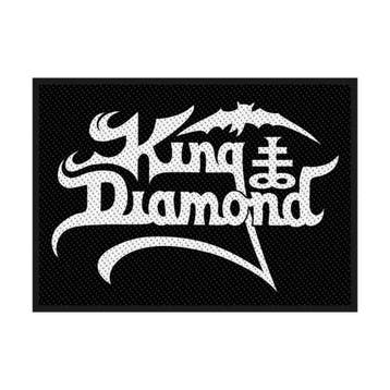 King Diamond - Logo - patch officiële merchandise, Verzamelen, Ophalen of Verzenden, Nieuw, Kleding
