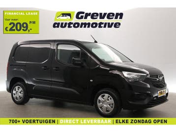 Opel Combo 1.5D 102PK | Airco | Cruise | Carplay |, Euro 6, Zwart, Nieuw, Opel
