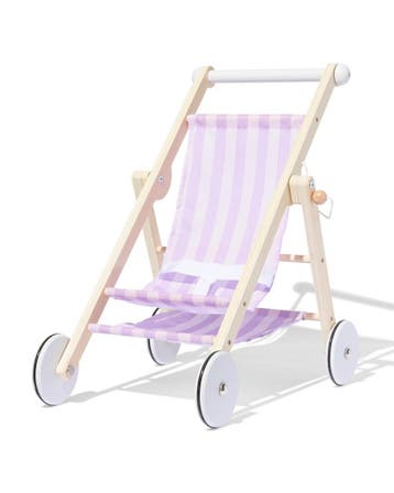 HEMA Poppenbuggy 33x50x46cm hout, Kinderen en Baby's, Verzenden, Nieuw