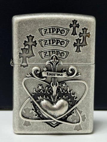 Zippo - Cromo Cuore - Zonder minimumprijs - Aansteker -, Nieuw