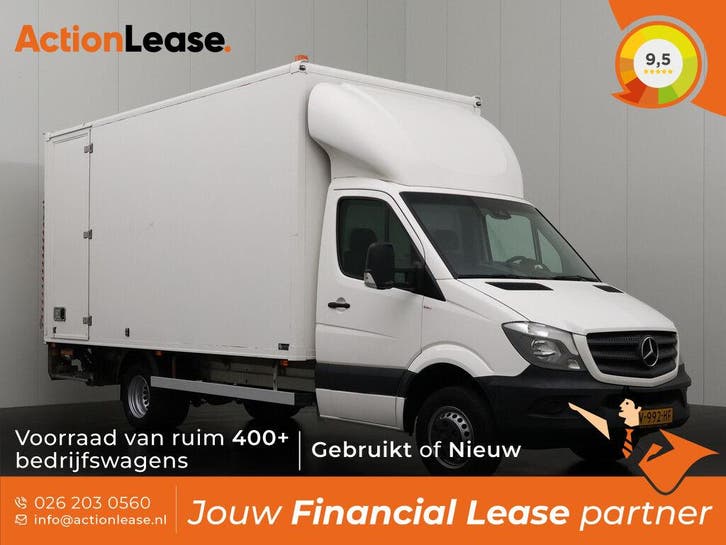 Mercedes Sprinter Bakwagen L5 H1 2017 Diesel Automaat, Auto's, Mercedes-Benz, Dealer onderhouden, Lease, Zwart, Automaat, Financial lease