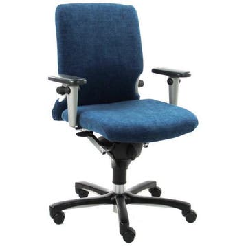 Haworth Comforto 77 met nieuwe stoffering, Zo goed als nieuw, Bureaustoel, Ergonomisch, Verzenden
