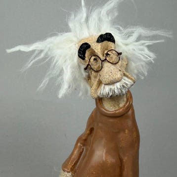 Anna Em - No reserve - Albert Einstein…. hand made