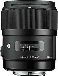 Sigma A 35 mm F1.4 DG HSM 67 mm filter (geschikt voor Sony, Audio, Tv en Foto, Fotografie | Lenzen en Objectieven, Verzenden, Zo goed als nieuw