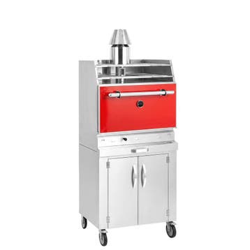 GGM Gastro | Houtskooloven - 704mm - met grillrooster en |, Verzenden, Nieuw in verpakking, Fornuis, Frituur en Grillen