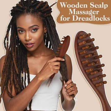 3-delige Houten Scalp Massager Set - Hoofdhuid Massage & Haa, Verzenden, Nieuw