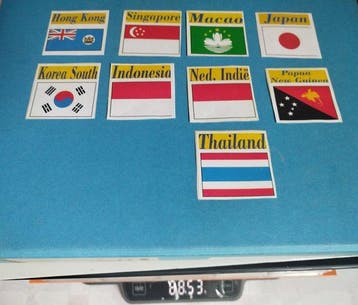 Hongkong, Singapore, Macao, Thailand, Japan, Korea,, Postzegels en Munten