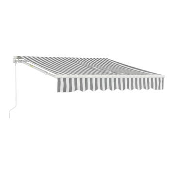 Zonnescherm Bitonto luifel handbediend met knikarm 250x200 c, Tuin en Terras, Zonneschermen, Verzenden, Nieuw