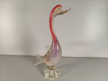 Murano - Figuur - Oiseau décoratif en verre soufflé, Antiek en Kunst, Antiek | Glas en Kristal