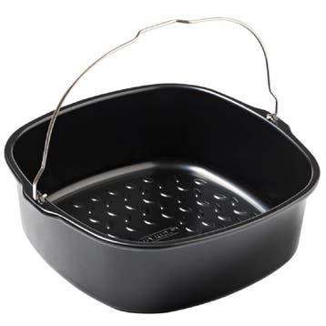 Pyrex Airfryer Bakvorm Metaal Vierkant 19x19x(h)7,5cm, Hobby en Vrije tijd, Verzenden, Nieuw