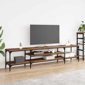 vidaXL TV-kast Oud Hout 201 x 35 x 45 cm Gemonteerd hout en, Minder dan 50 cm, Verzenden, Nieuw, Minder dan 100 cm