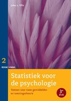 Statistiek voor de psychologie / Deel 2 toetsen voor twee, Verzenden, Gelezen, Jules L. Ellis