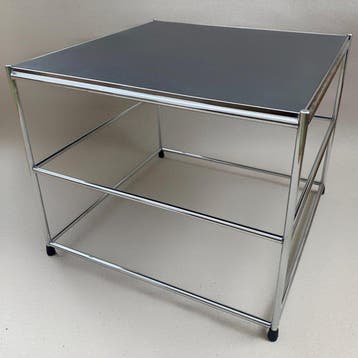 Bijzettafel - Roestvrij staal - Bijzettafel - Chroom, staal