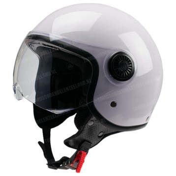 Helm Vito Jethelm Loreto glans wit, Fietsen en Brommers, Brommerhelmen, Ophalen of Verzenden, Nieuw, Vito