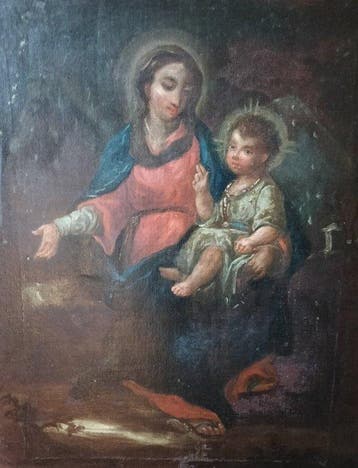 Scuola Italiana (XVII-XVIII) - Madonna con Bambino