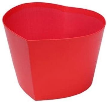 Bloemendoos zonder deksel hartvorm karton Rood 14 cm, Ophalen of Verzenden, Nieuw