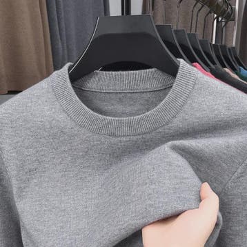 Heren Gebreide Trui met Diamantpatroon - Casual Ronde Hals,, Verzenden, Nieuw