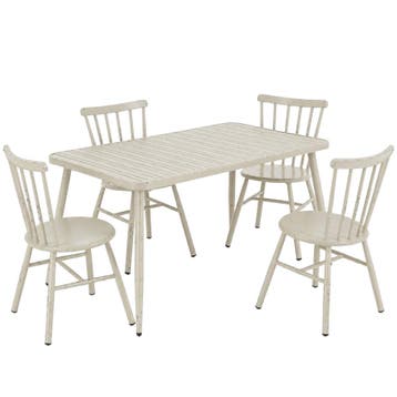 Flamant Tuinset Claire, Wit - Nieuw in verpakking -, Tuin en Terras, Tuinsets en Loungesets, Ophalen of Verzenden, Nieuw, Aluminium