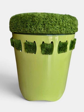 Em - Mand - Plastic - Space Age Wasmand / Opslagkruk - Jaren